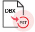 Converts DBX to PST 